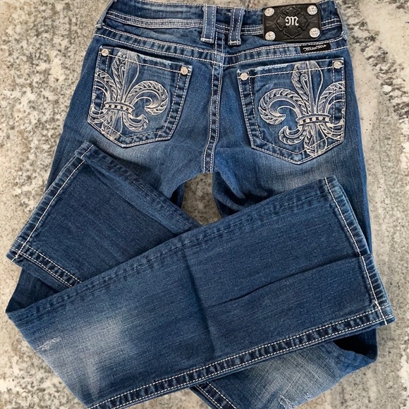 Miss Me Boot Cut Jeans - Picture 1 of 6